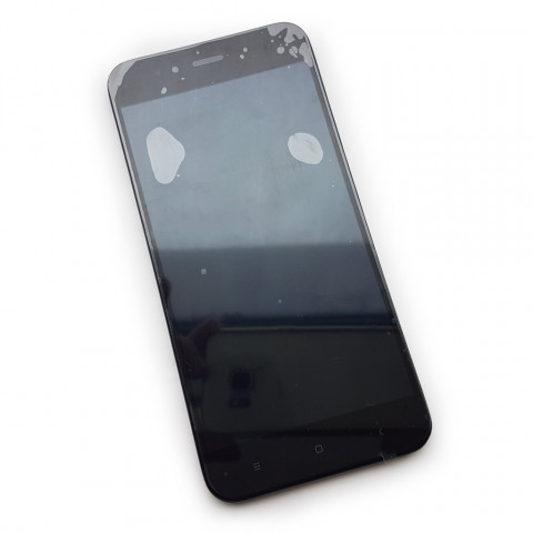 Дисплей Xiaomi Mi A1, Mi5x з тачскрином і рамкою, чорний