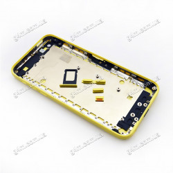Корпус для Apple iPhone 5C (MG8Y2) жовтий, висока якість
