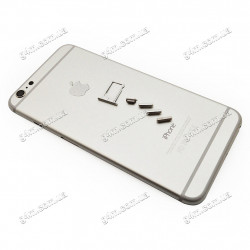 Корпус для Apple iPhone 6 Plus сріблястий, висока якість