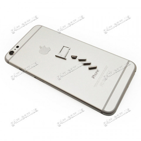 Корпус для Apple iPhone 6 Plus сріблястий, висока якість