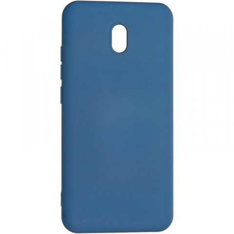 Чехол накладка Full Soft Case для Xiaomi Redmi 8a синяя