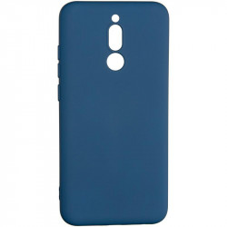 Чехол накладка Full Soft Case для Xiaomi Redmi 8 синяя