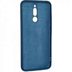 Чехол накладка Full Soft Case для Xiaomi Redmi 8 синяя