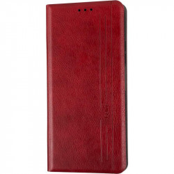 Чехол-книжка Gelius Leather New для Huawei P Smart (2021) красного цвета