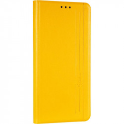 Чехол-книжка Gelius Leather New для Huawei P Smart (2021) желтого цвета