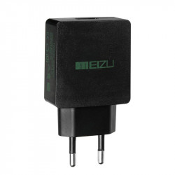 Сетевое зарядное устройство Meizu + cable MicroUSB 2A (черного цвета)