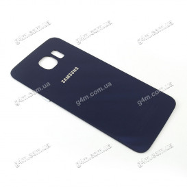 Задня кришка для Samsung G920F Galaxy S6 темно-синя, висока якість