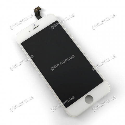 Дисплей Apple iPhone 6 с тачскрином и рамкой, белый