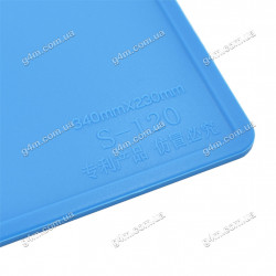 Силіконовий термостійкий килимок для пайки S-120 (34см на 23см)