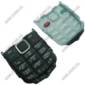 Клавіатура для Nokia C1-00 чорна, кирилиця, висока якість