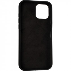 Чехол накладка Original Full Soft Case (MagSafe) для Apple iPhone 12 Pro Max (черный)