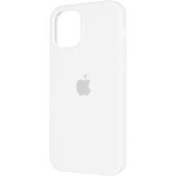 Чехол накладка Original Full Soft Case (MagSafe) для Apple iPhone 12 mini (белый)