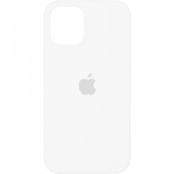 Чехол накладка Original Full Soft Case (MagSafe) для Apple iPhone 12 mini (белый)