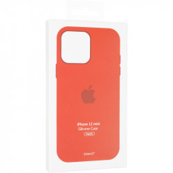 Чехол накладка Original Full Soft Case (MagSafe) для Apple iPhone 12 mini (красный)