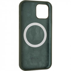 Чехол накладка Original Full Soft Case (MagSafe) для Apple iPhone 12, Apple iPhone 12 Pro (зеленый)