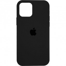 Чехол накладка Original Full Soft Case (MagSafe) для Apple iPhone 12, Apple iPhone 12 Pro (черный)