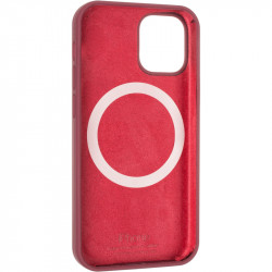 Чехол накладка Original Full Soft Case (MagSafe) для Apple iPhone 12 mini (бордовый)