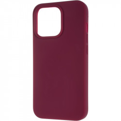 Чехол накладка Original Full Soft Case для Apple iPhone 13 Pro (бордовая)