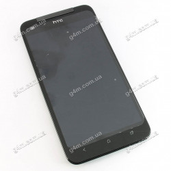 Дисплей HTC X920d Butterfly с тачскрином и рамкой (Оригинал)