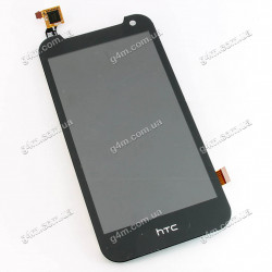 Дисплей HTC Desire 310 Dual Sim с черным тачскрином 127мм на 63мм