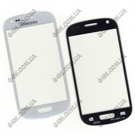 Стекло сенсорного экрана для Samsung i8190 Galaxy SIII Mini белое