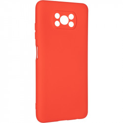 Чехол накладка Full Soft Case для Xiaomi Poco X3, X3 Pro красная
