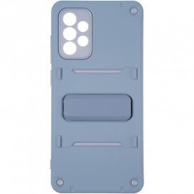 Чехол накладка Allegro для Samsung A725 (A72) серо голубая