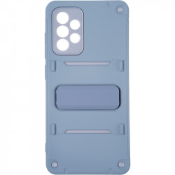 Чехол накладка Allegro для Samsung A525 (A52) серо голубая