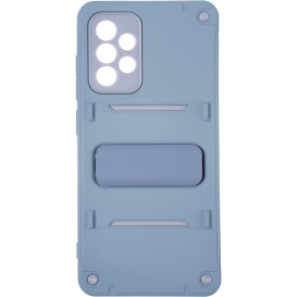 Чехол накладка Allegro для Samsung A525 (A52) серо голубая