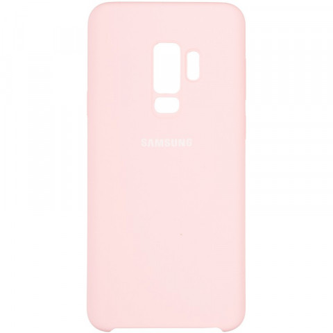 Чехол накладка Soft Matte Case для Samsung G965 (S9 Plus) розовая