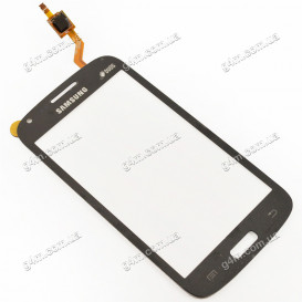 Тачскрин для Samsung i8260 Galaxy Core, i8262 Galaxy Core черный (Оригинал China)