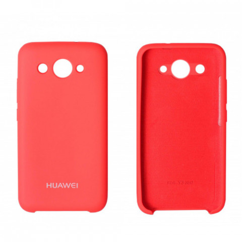 Накладка Original Soft Case для Huawei Y3 (2017 года) (красного цвета)