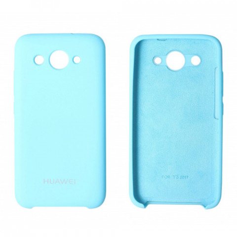 Накладка Original Soft Case для Huawei Y3 (2017 года) (берюзового цвета)