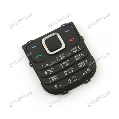 Клавиатура Nokia 1680 черная, кириллица, снятая с телефона, Оригинал