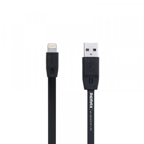USB дата-кабель Remax Full Speed RC-001i Lightning для Apple iPhone черный 1м