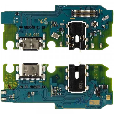 Плата разъема зарядки Samsung A125-A12/M127-M12 с компонентами