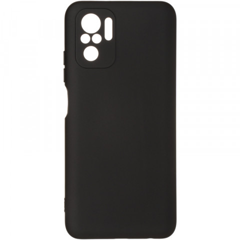 Чехол накладка Full Soft Case для Xiaomi Redmi Note 10. Redmi Note 10s черная