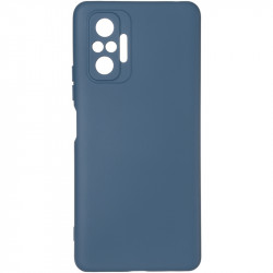 Чехол накладка Full Soft Case для Xiaomi Redmi Note 10 Pro синяя