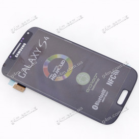 Дисплей Samsung i337, i9500 Galaxy S4, i9505 Galaxy S4, i9515 Galaxy S4 темно-синий с тачскрином (Оригинал)