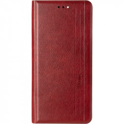 Чехол-книжка Gelius Leather New для Xiaomi Redmi Note 10 Pro красного цвета