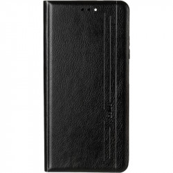 Чехол-книжка Gelius Leather New для Xiaomi Redmi Note 10, Note 10s черного цвета
