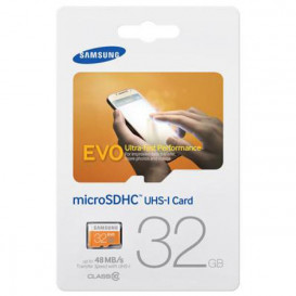 Карта пам'яті Samsung microSDHC 32GB EVO UHS-I Class 10 (MB-MP32D/CN) з SD адаптером