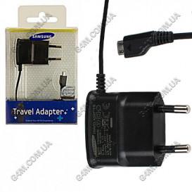 Сетевое зарядное устройство ETAOU 10EBE с микро USB разьемом для Samsung B2710, B3210, B3310, B5310, B6520, B7300, B7320, B7330, B7350, B7610, B7620, B7722, B7722i, C3200, C3300, C3322, C3500, C3530, C5110, C5510, E1125