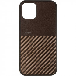 Чехол накладка Mokka Carbon Apple iPhone 11 Pro коричневая