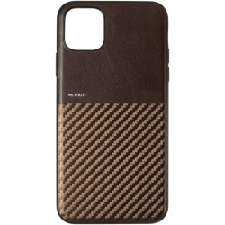 Чехол накладка Mokka Carbon Apple iPhone 11 Pro Max коричневая