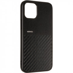 Чехол накладка Mokka Carbon Apple iPhone 12 Mini черная
