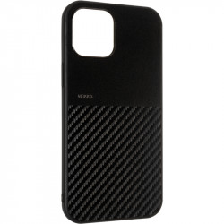 Чехол накладка Mokka Carbon Apple iPhone 12 Pro Max черная
