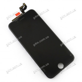 Дисплей Apple iPhone 6S з тачскрином і рамкою, чорний