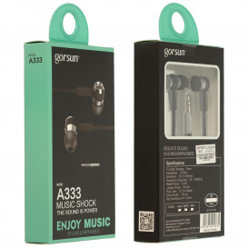 Навушники GORSUN GS-A333 чорні