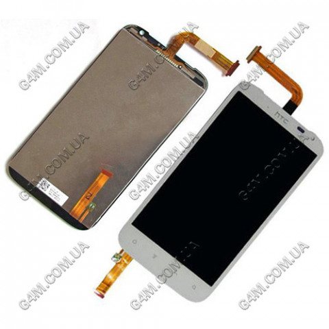 Дисплей HTC G21 X315e Sensation XL с тачскрином, белый (Оригинал)